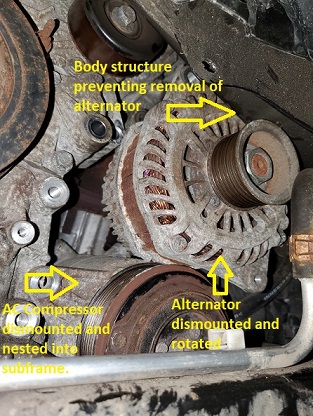2014 Nissan Maxima SV Alternator Replacement